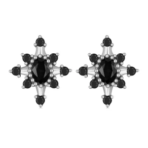 (image pour) Boucles d'oreilles homme en forme d'étoile de style Pandora - SCE1521