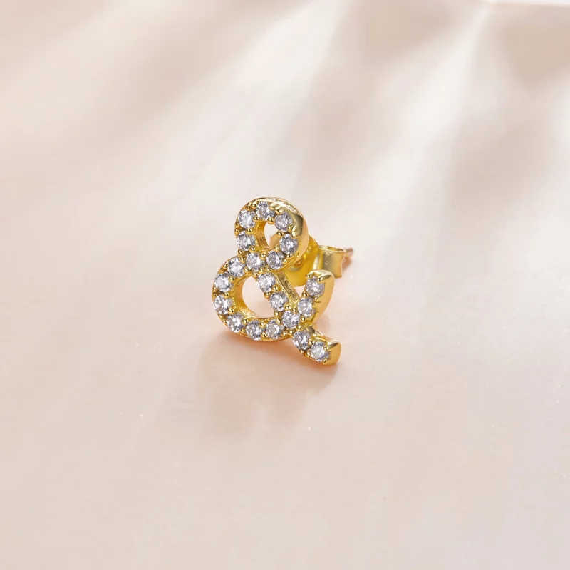 (image pour) Style Pandora Symbol Secret - Boucles d'oreilles clous - SCE1072 - Afficher 2