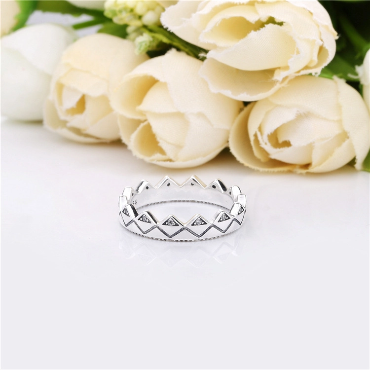 (image pour) Bague PANDORA Couronne Totem en Argent 198033CZ - Afficher 3
