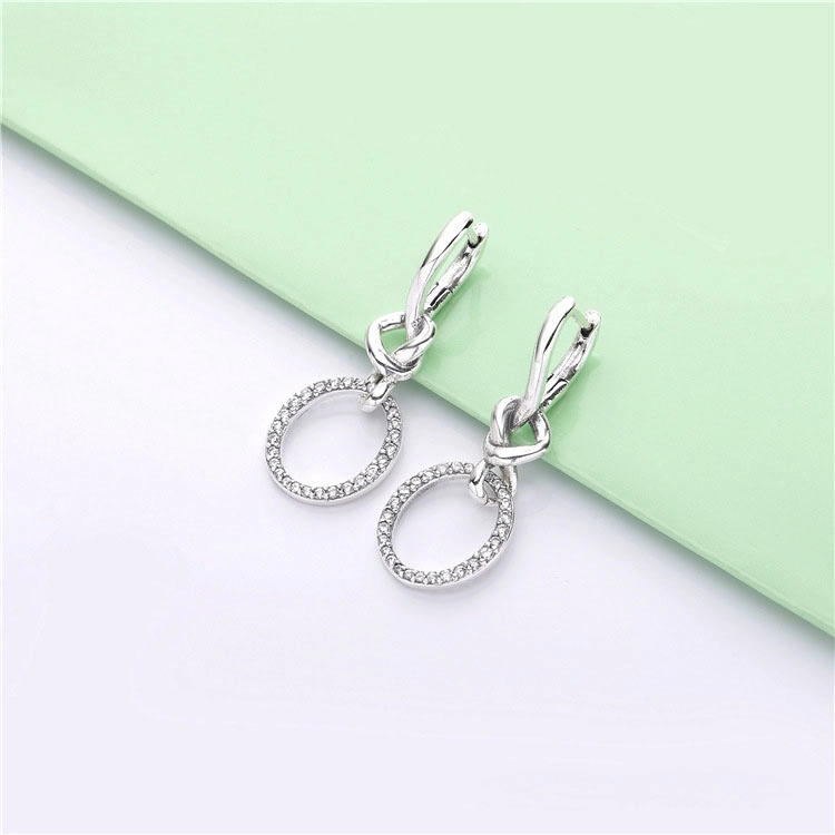 (image pour) Boucles d'oreilles PANDORA Liens de l'Amour en Argent 298110CZ - Afficher 2