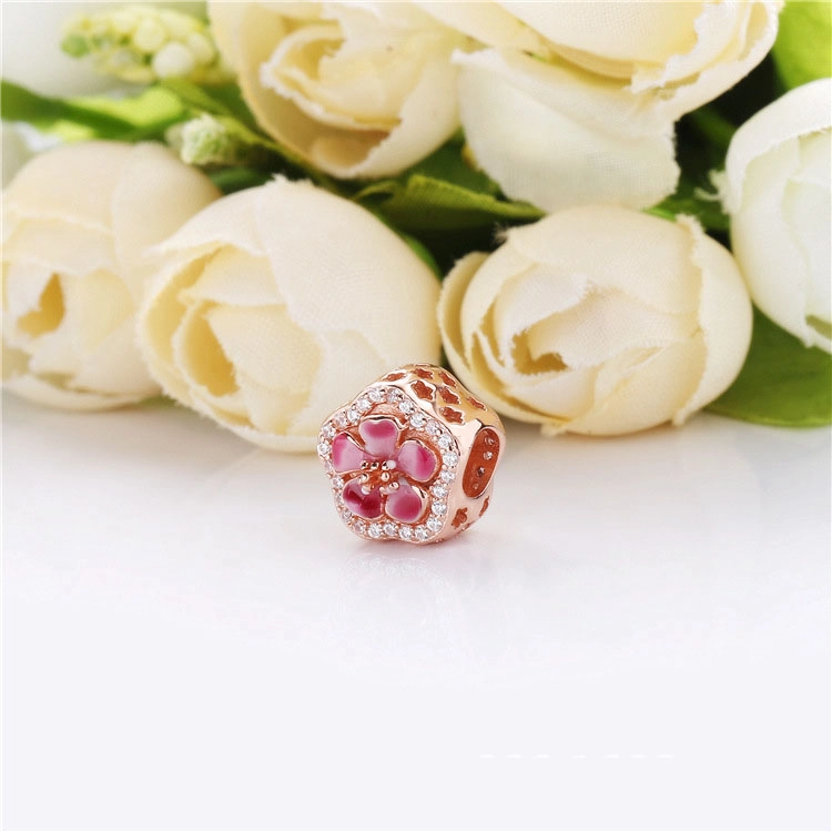 (image pour) Charm PANDORA Fleur de fleur de pêche pétillante 788079CZ - Afficher 3