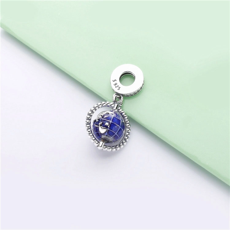 (image pour) Charm pendant PANDORA Globe en Argent 798021CZ - Afficher 4