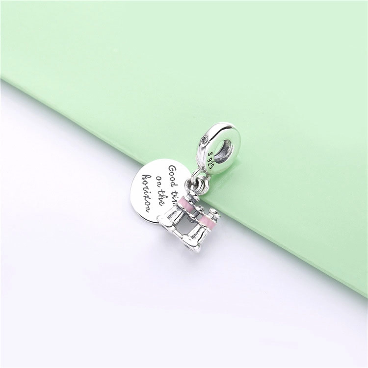 (image pour) Charm pendant PANDORA Jumelles en Argent 798062CZ - Afficher 2