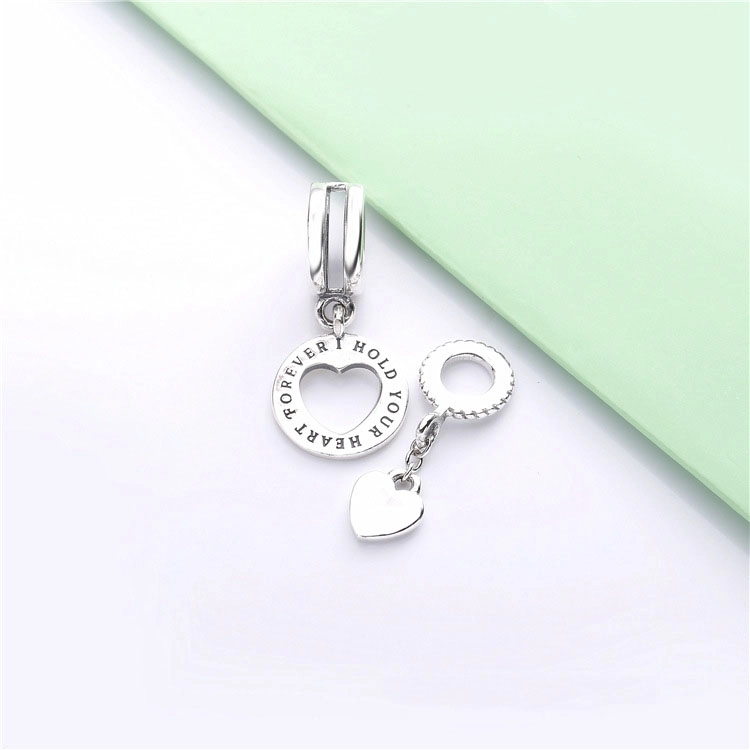 (image pour) Charm pendant PANDORA Tiens ton coeur fendu 798115 - Afficher 3