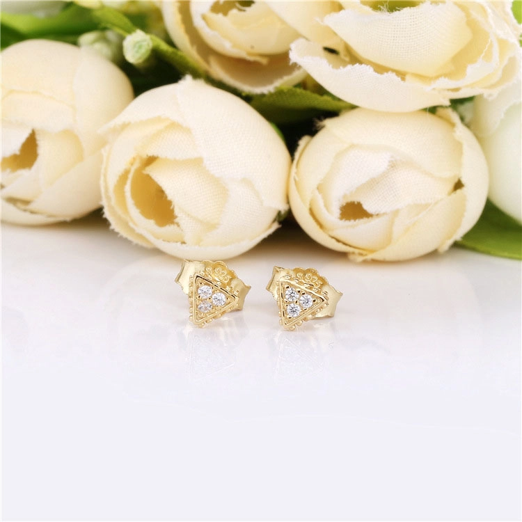 (image pour) Clous d'oreilles Triangles Scintillants en Pandora Shine 268030CZ - Afficher 2