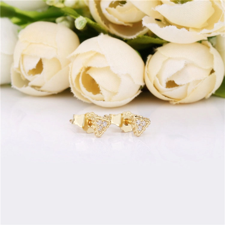 (image pour) Clous d'oreilles Triangles Scintillants en Pandora Shine 268030CZ - Afficher 3