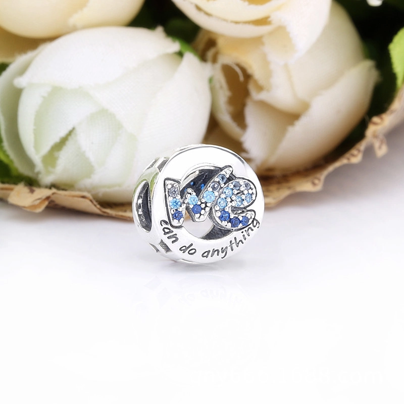 (image pour) Charm Argent Pandora Nous pouvons faire n'importe quoi 798596C01 - Afficher 2