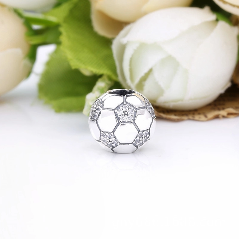 (image pour) Charm Pandora Ballon de Football Scintillant 798795C01 - Afficher 3