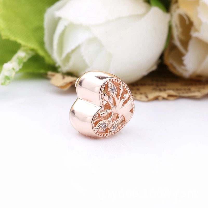 (image pour) Charm Pandora Cœur Arbre de Vie Ajouré 788826C01 - Afficher 4