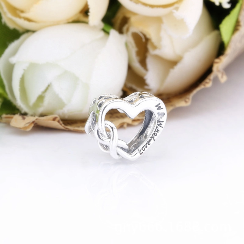 (image pour) Charm Pandora Cœur Infinity Love You Mum (Je t'aime maman) 798825C00 - Afficher 3