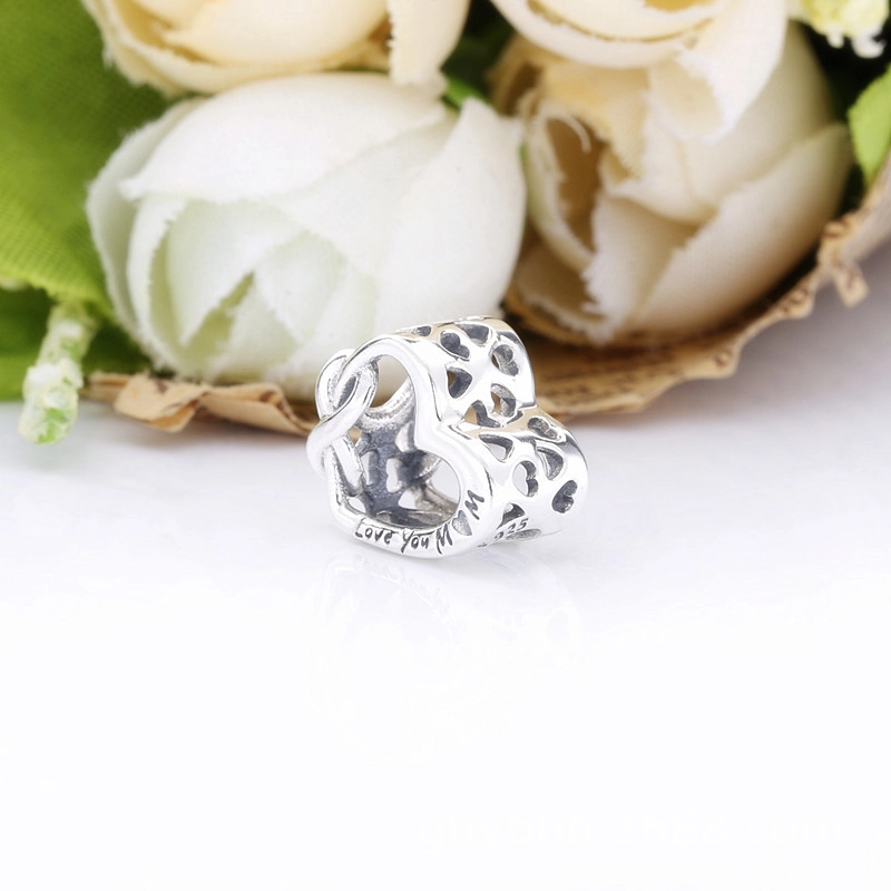 (image pour) Charm Pandora Cœur Infinity Love You Mum (Je t'aime maman) 798825C00 - Afficher 4