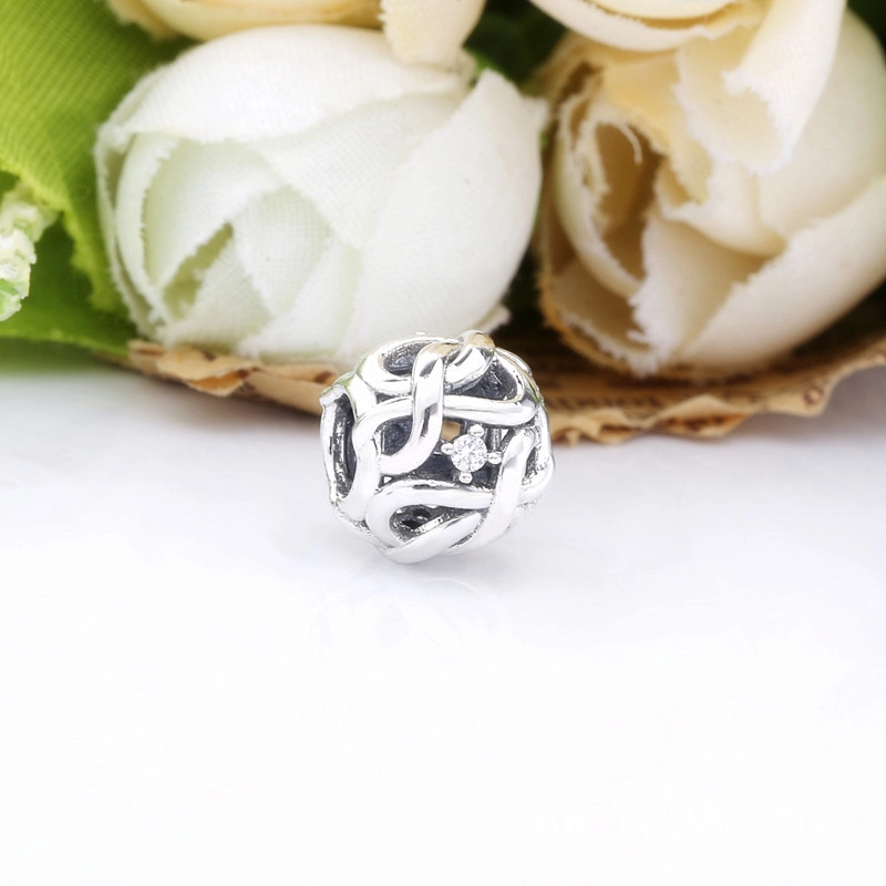 (image pour) Charm Pandora Infini Tissé Ajouré 798824C01 - Afficher 2