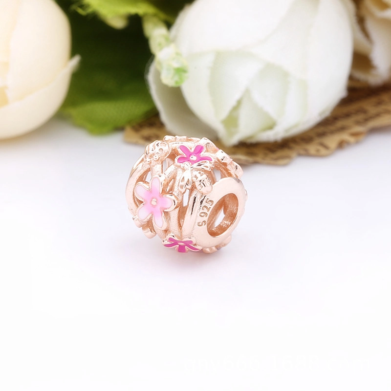 (image pour) Charm Pandora Marguerite Rose Ajouré 788772C01 - Afficher 2