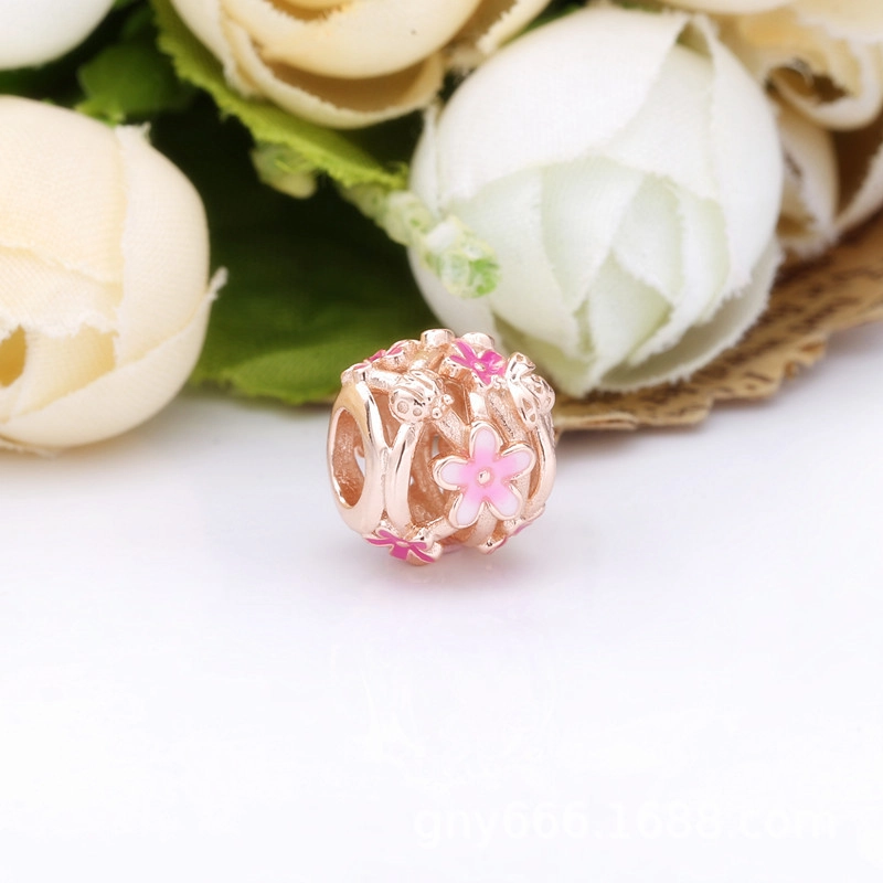 (image pour) Charm Pandora Marguerite Rose Ajouré 788772C01 - Afficher 3