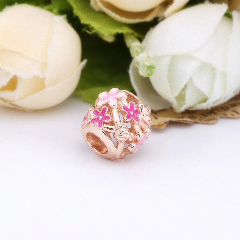 (image pour) Charm Pandora Marguerite Rose Ajouré 788772C01 - Afficher 4