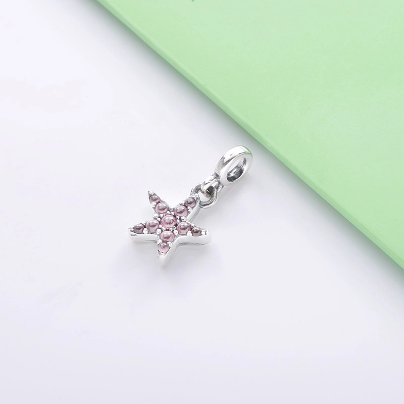 (image pour) Charm Pendant PANDORA Mon Étoile de Mer Rose - 799011C01 - Afficher 2