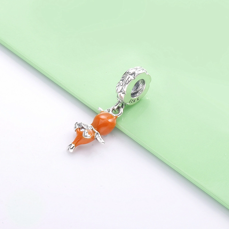 (image pour) Charm pendentif PANDORA Disney, oiseau orange - 798877C01 - Afficher 4