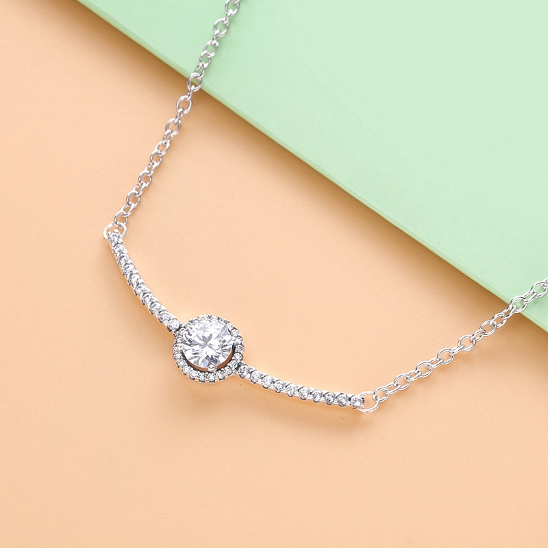 (image pour) Collier Pandora à Barre Sphère Scintillante 398490C01 - Afficher 2