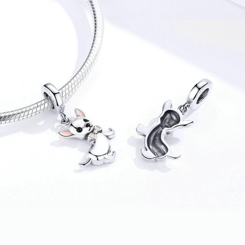 (image pour) Charm Pendant Style PANDORA Chihuahua - SCC1317 - Afficher 2