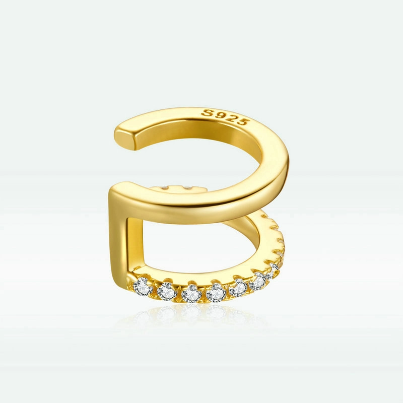 (image pour) Clip d'oreille Simple - SCE994-B - Afficher 2