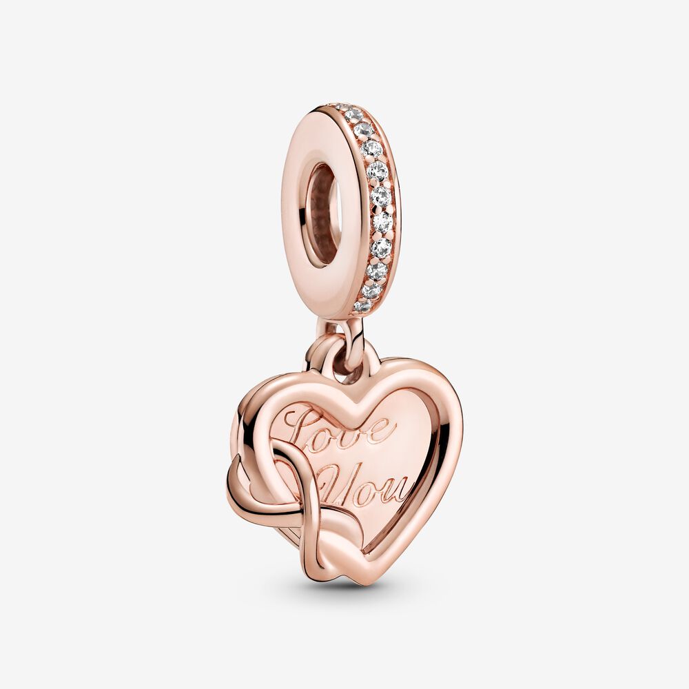 pandora love you infinity heart dangle charm 789369c01