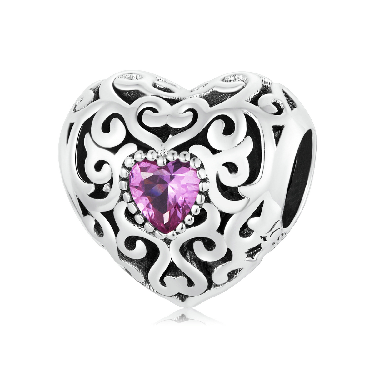 charme d'amour de style rétro avec motif pandora scc2136
