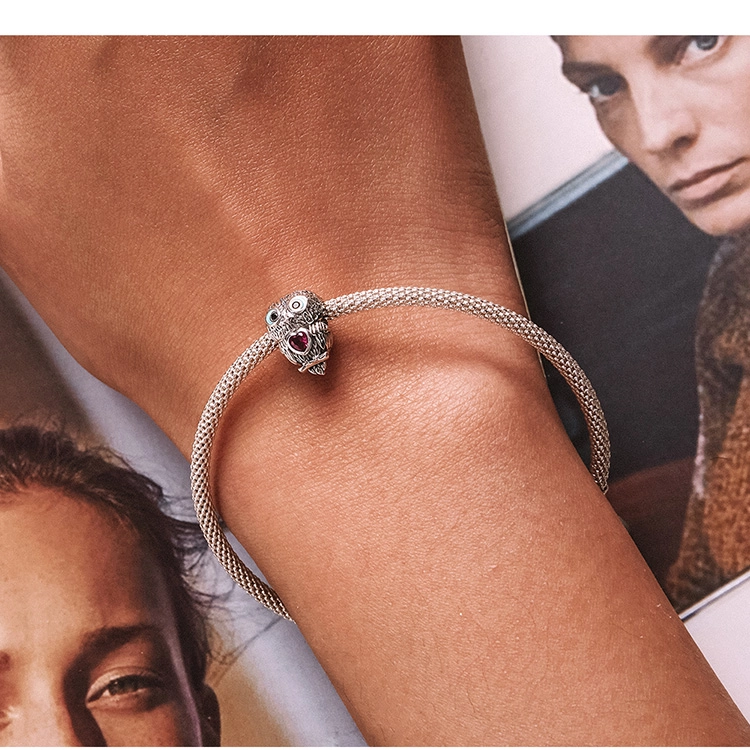 (image pour) Charm de style Pandora avec un mignon hibou - SCC2253 - Afficher 9