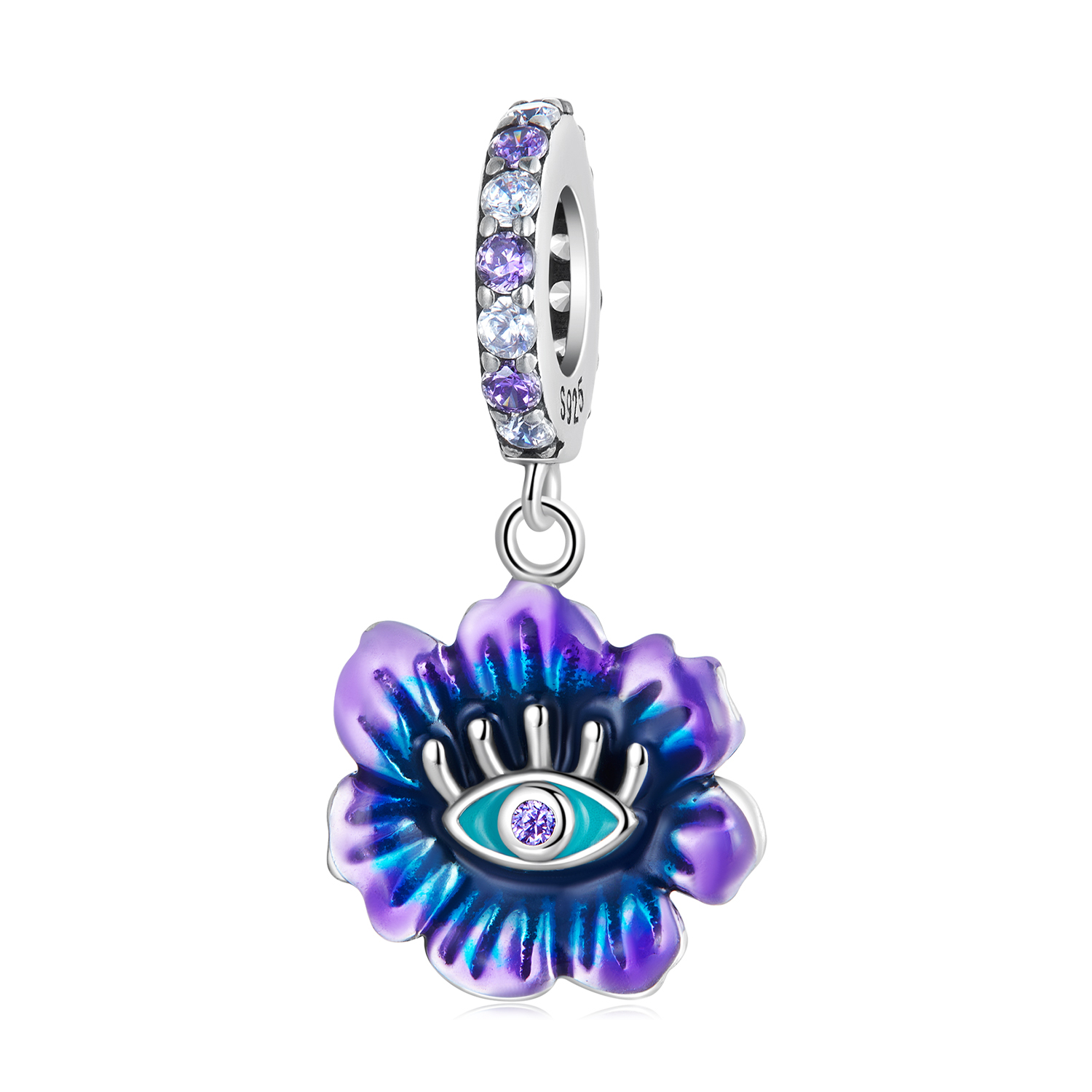 pendentif pandora style fleur diable scc2373