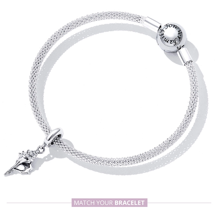 (image pour) Pendentif Conque en Argent de Style Pandora - SCC2235 - Afficher 8