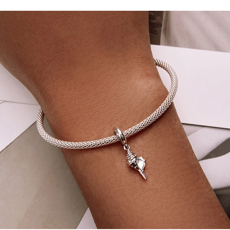 (image pour) Pendentif Conque en Argent de Style Pandora - SCC2235 - Afficher 9