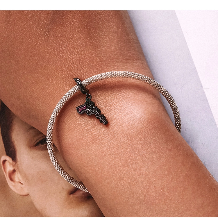 (image pour) Pendentif style Pandora avec pistolet en forme de rose - SCC2241 - Afficher 9