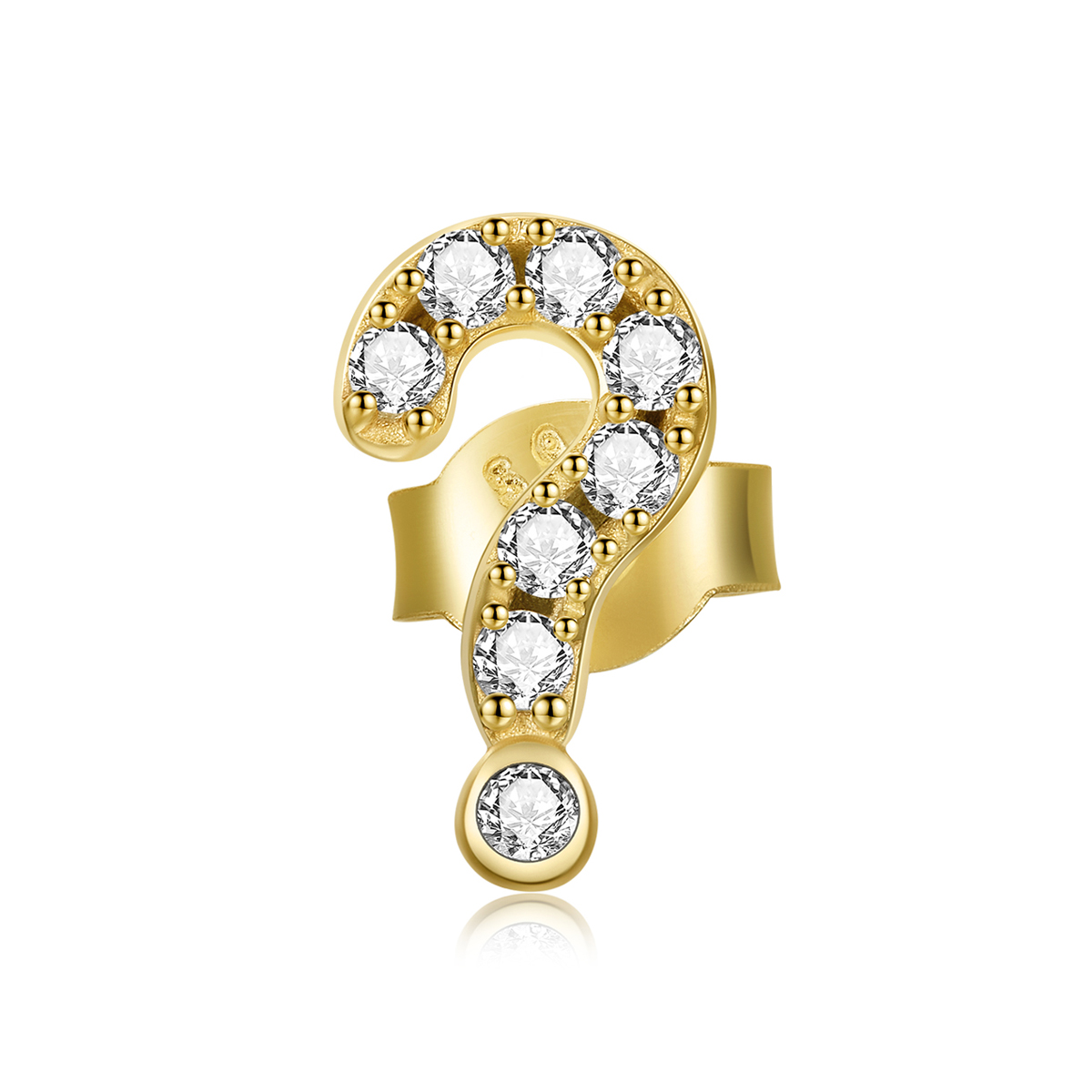 style pandora symbole secret boucles d'oreilles sce1073