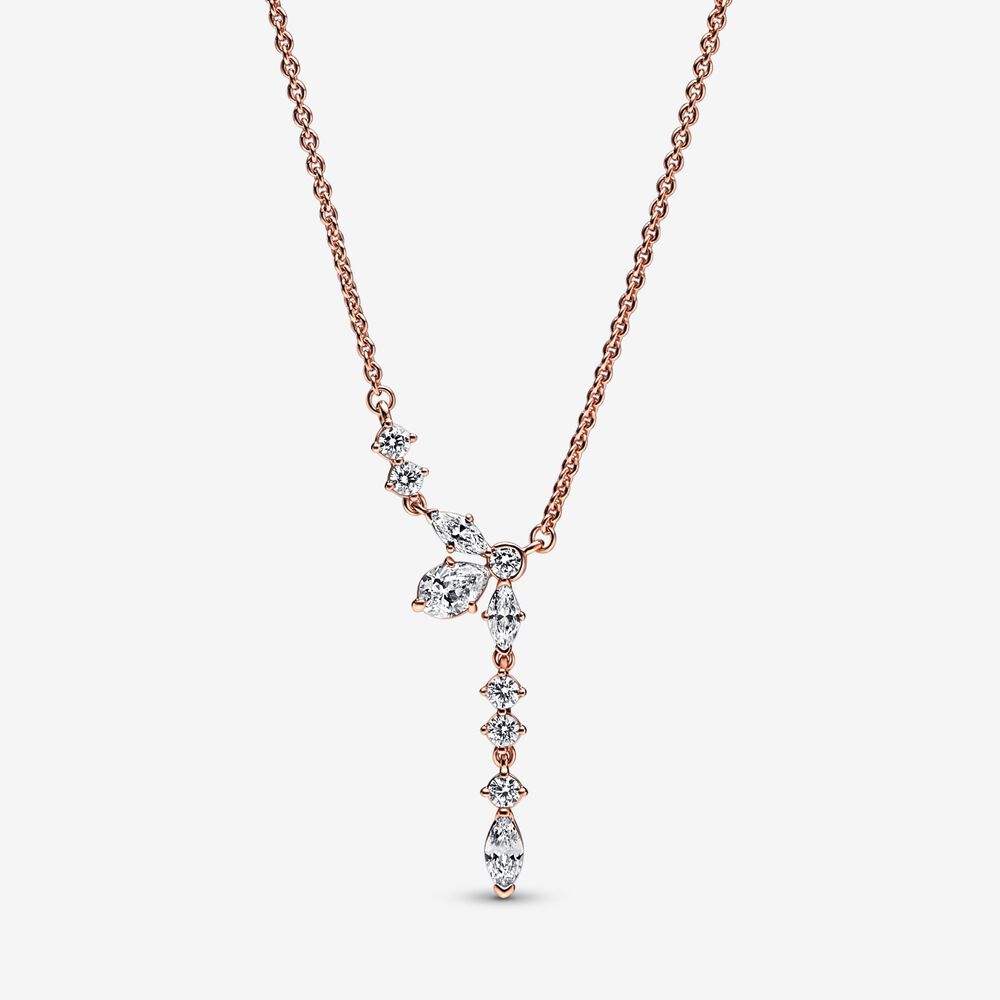 collier pandora sparkling herbarium cluster drop 382386c01