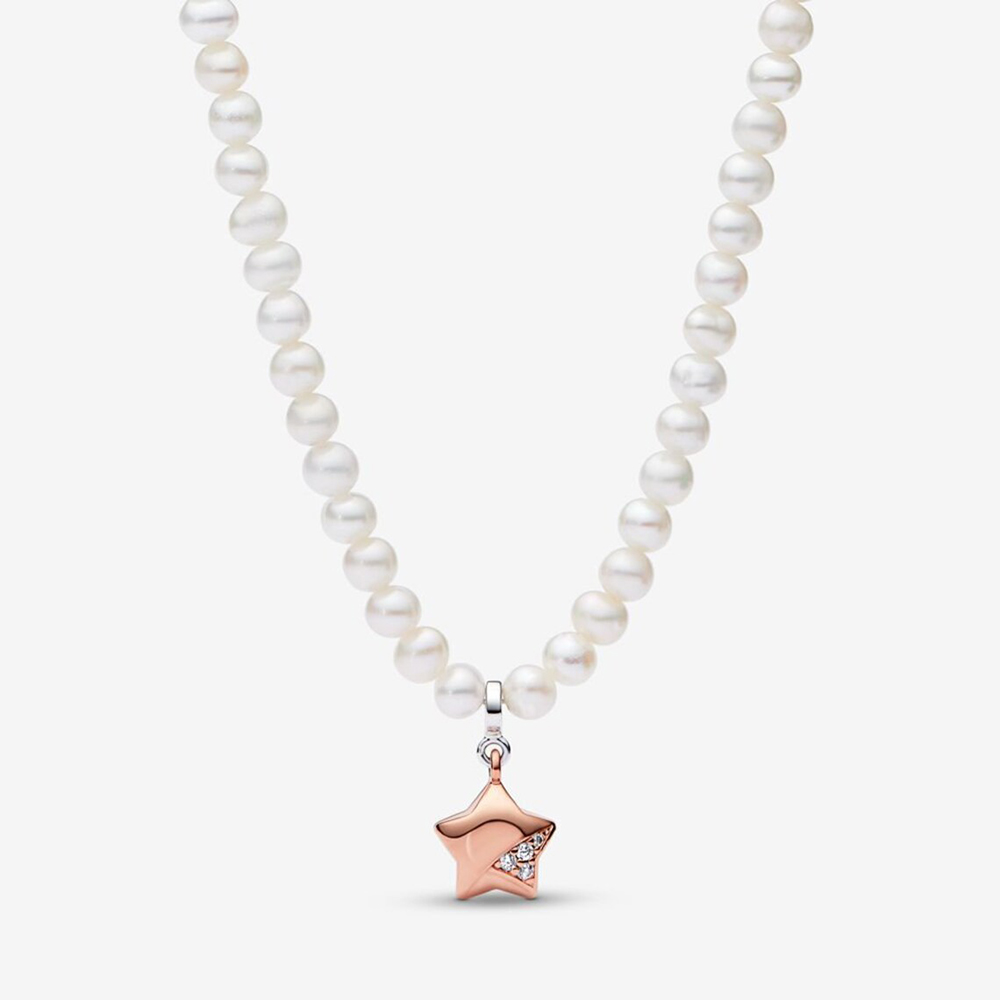 collier étoile chanceuse pandora en or rose 382489c01 45