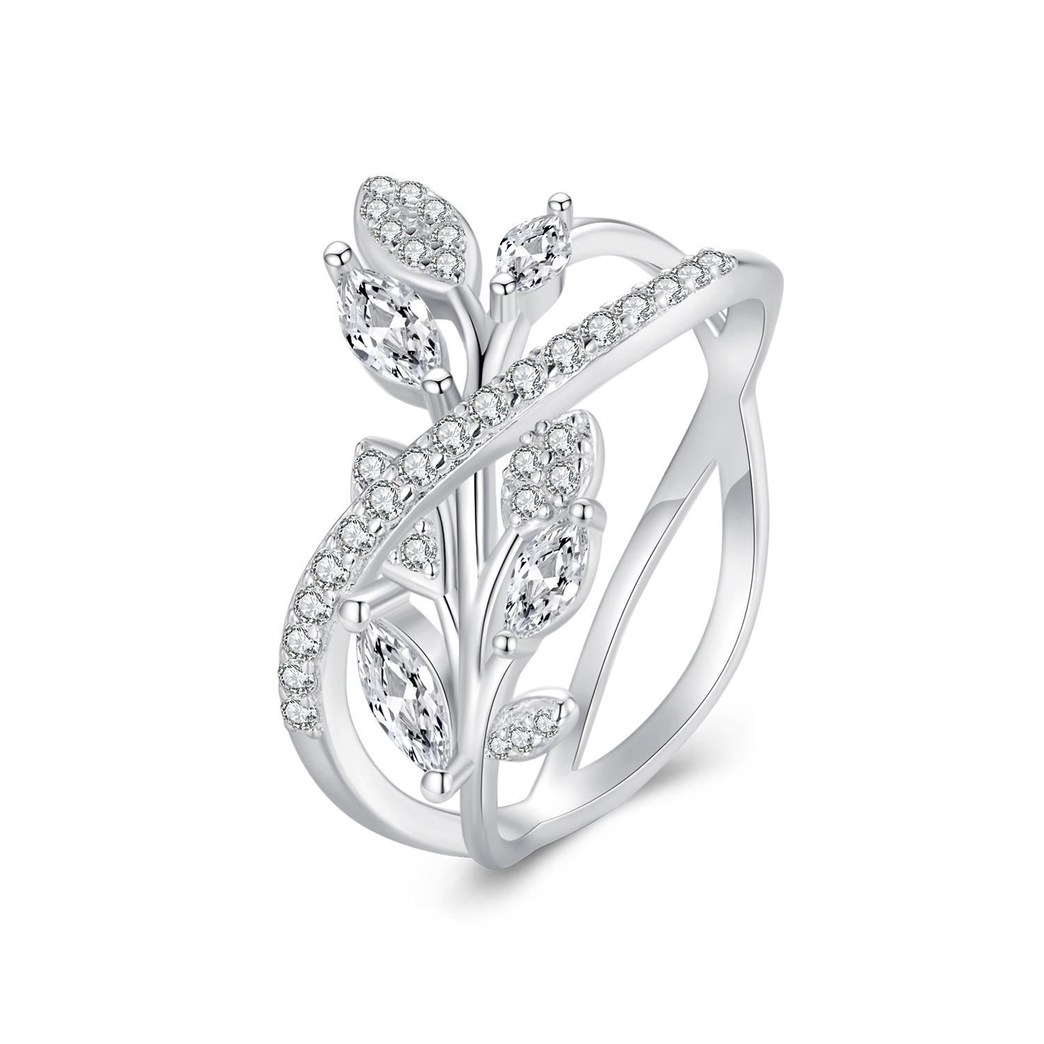 bague de style pandora avec symbole de l'infini bsr453