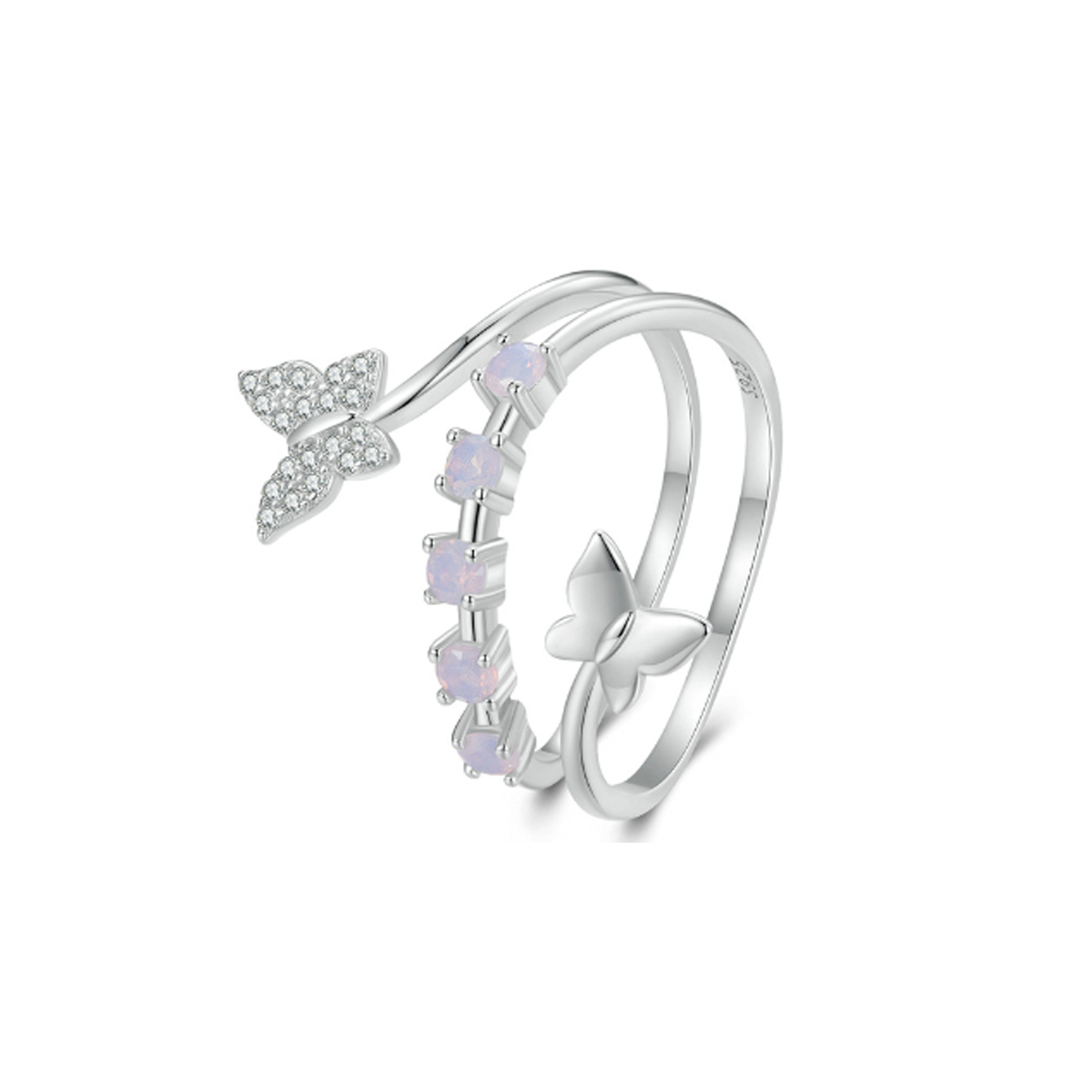 bague double style pandora bsr467 e