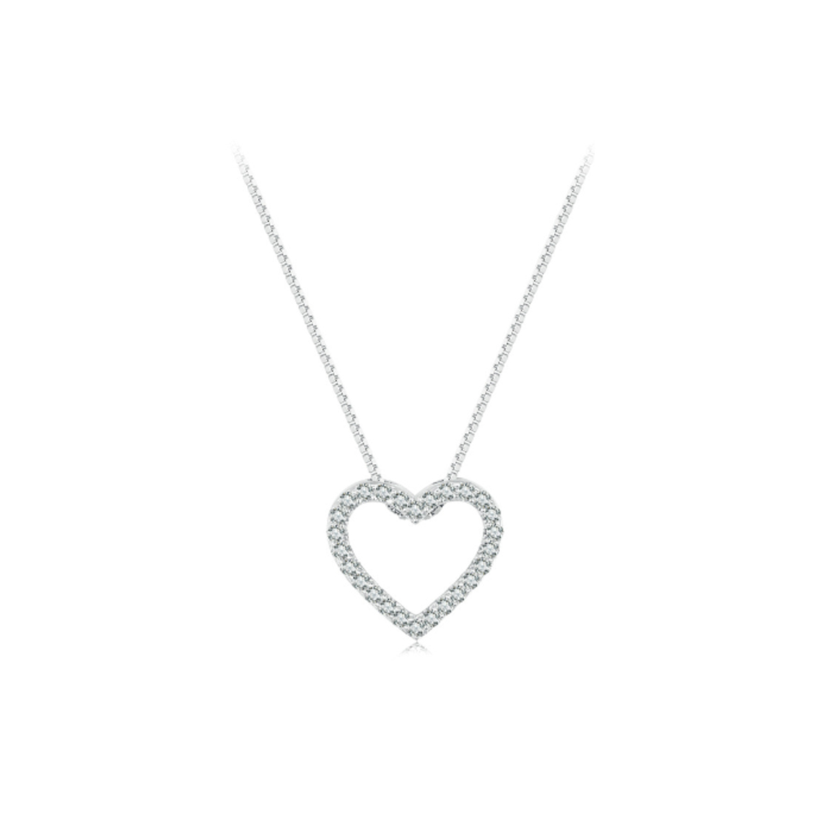 collier en forme de cœur pandora style love msn019