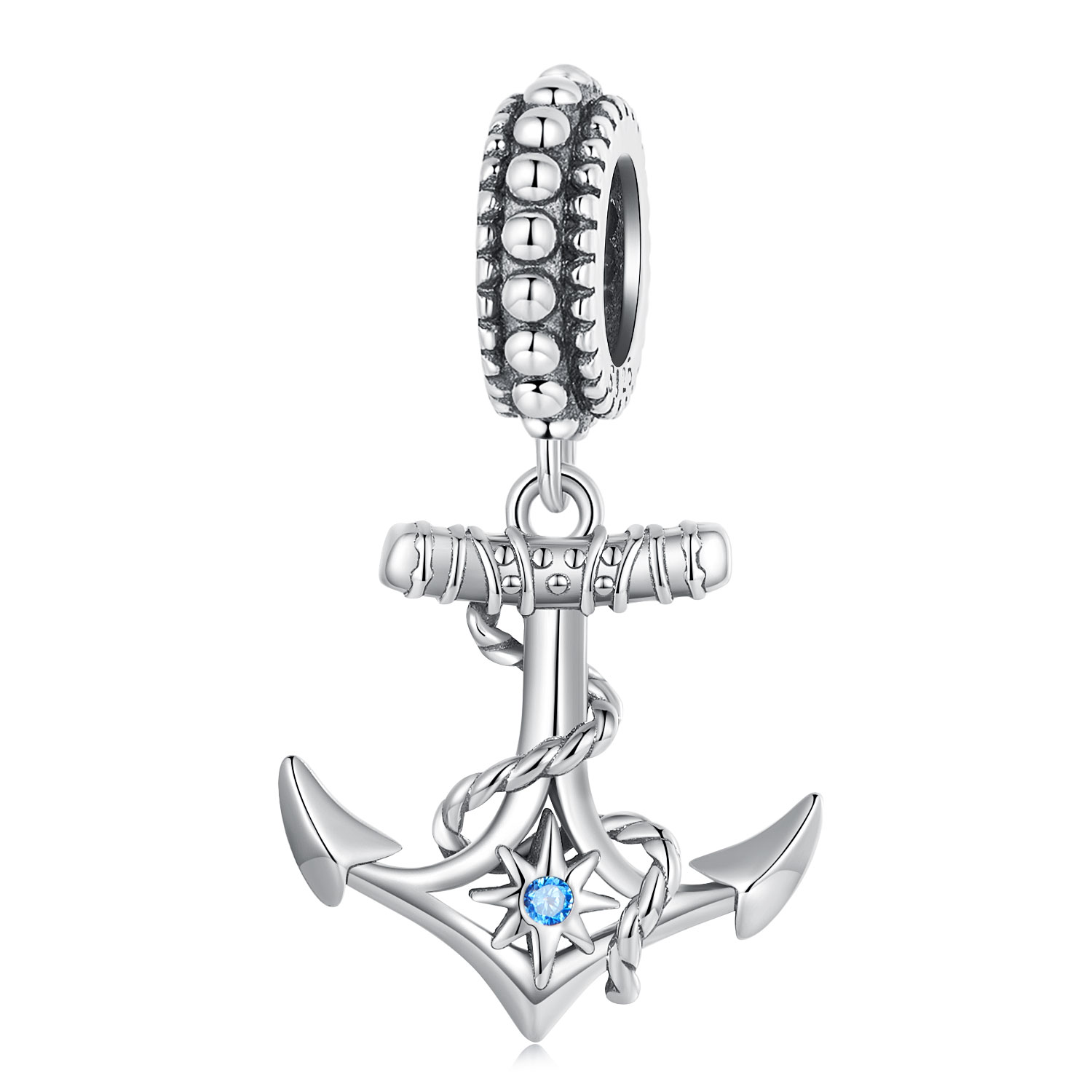 pendentif style pandora charme ancre scc2401