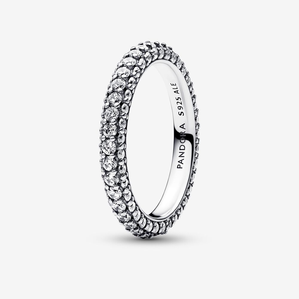 bague pandora timeless pavé à rangée simple 192627c01