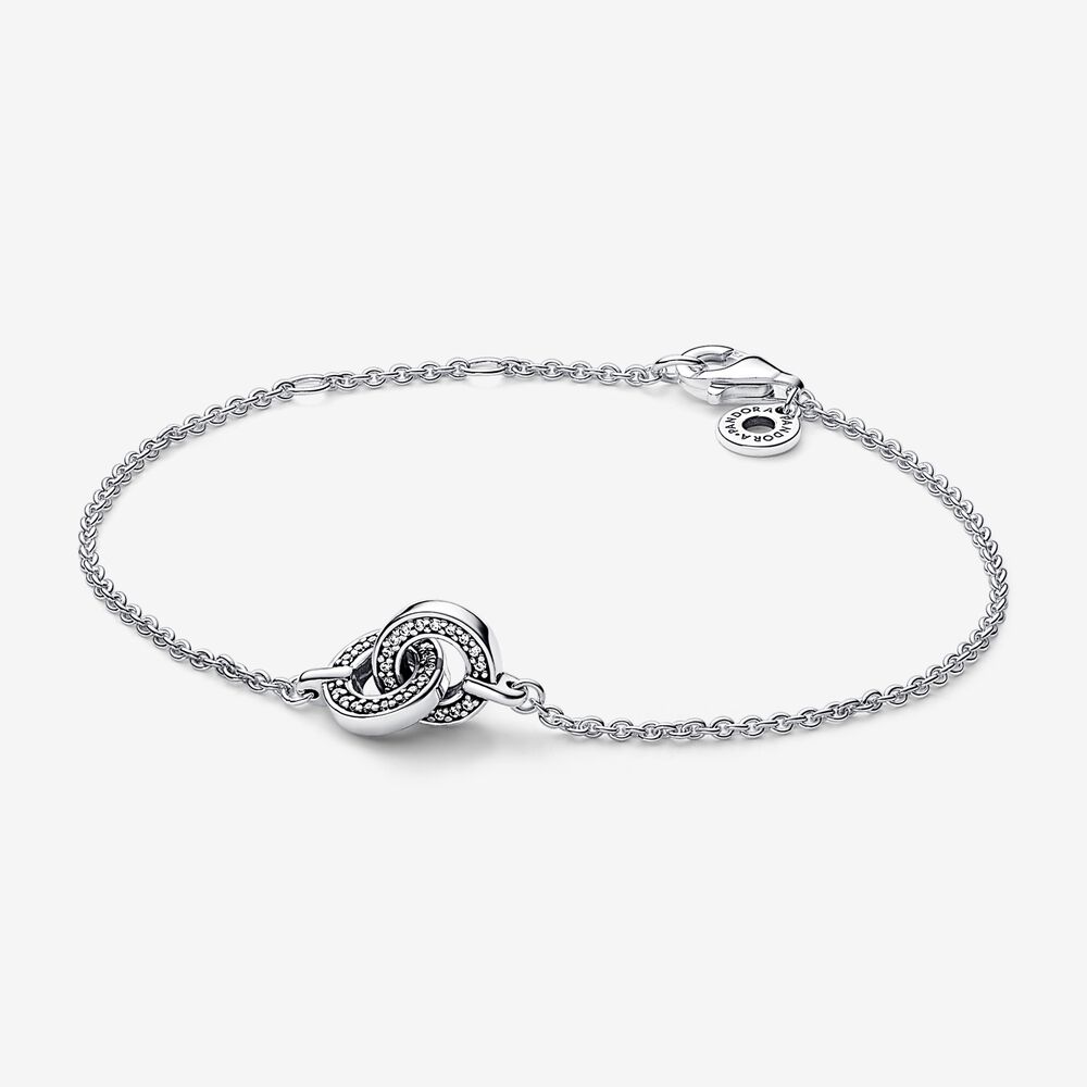 bracelet pandora signature chaîne intertwined pavé 592742c01