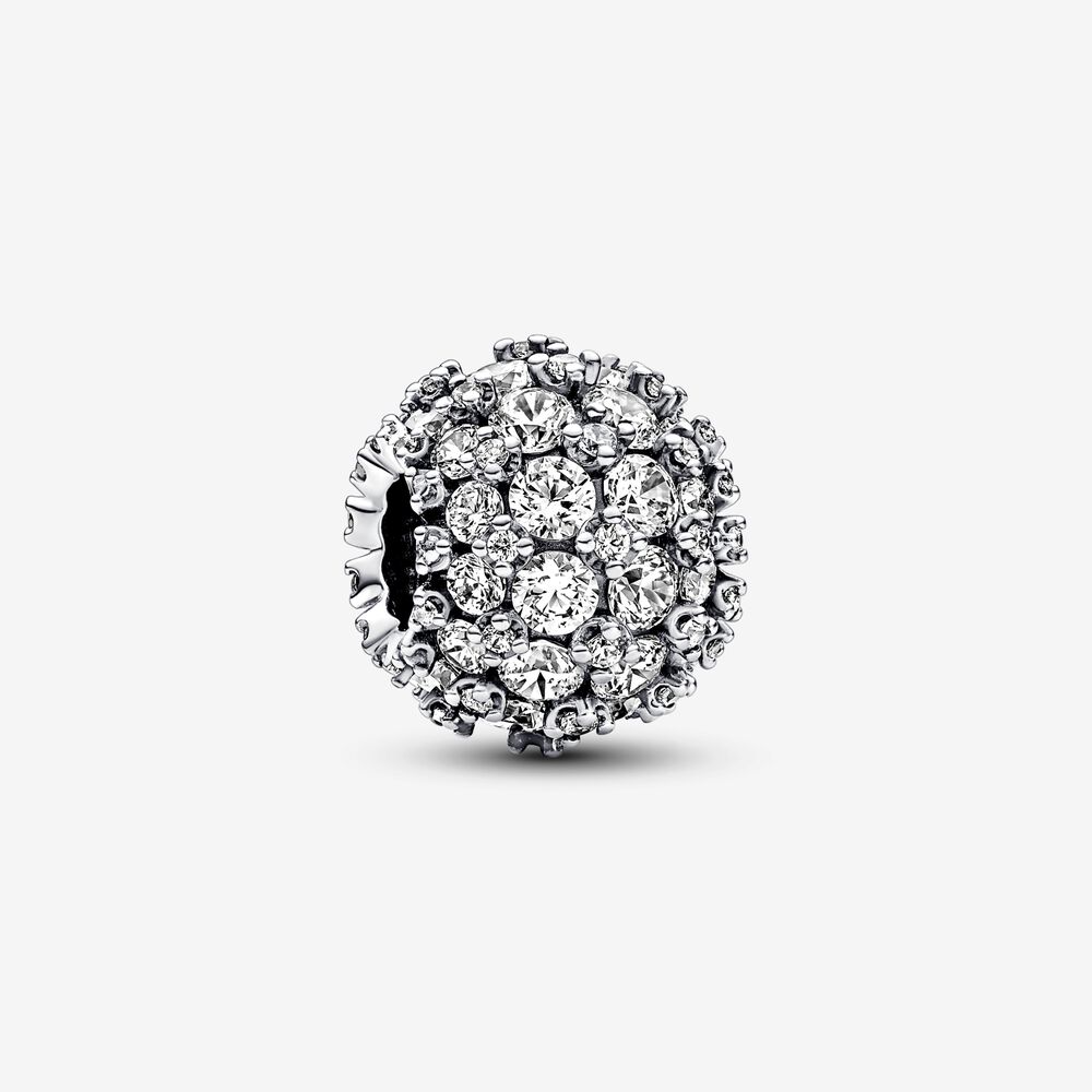 pandora charme rond étincelant pavé 792630c01