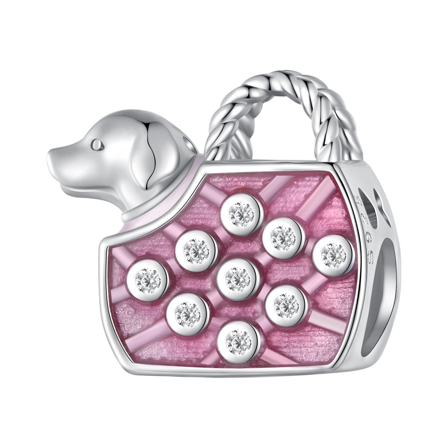 charm de style pandora pour chien de compagnie scc2473