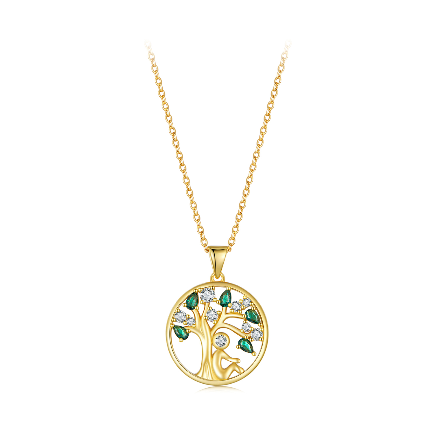 collier arbre de vie style pandora en or scn094 b
