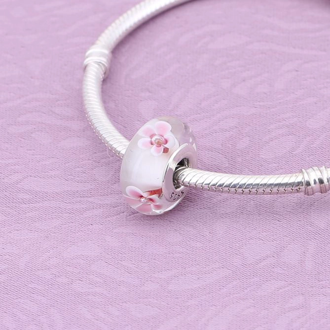 (image pour) PANDORA - Charm Hommage aux fleurs sauvages - 791636 - Afficher 3