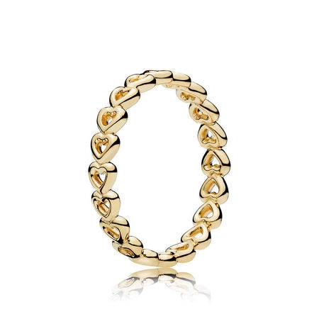 (image pour) Bague Farandole de Cœurs PANDORA Shine™ - 167105