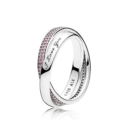 (image pour) Bague Pandora 196546PCZ - Bague Douce Promesse Femme 