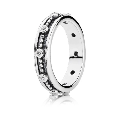(image pour) PANDORA - Royauté, cz incolore - 190882CZ - Bagues